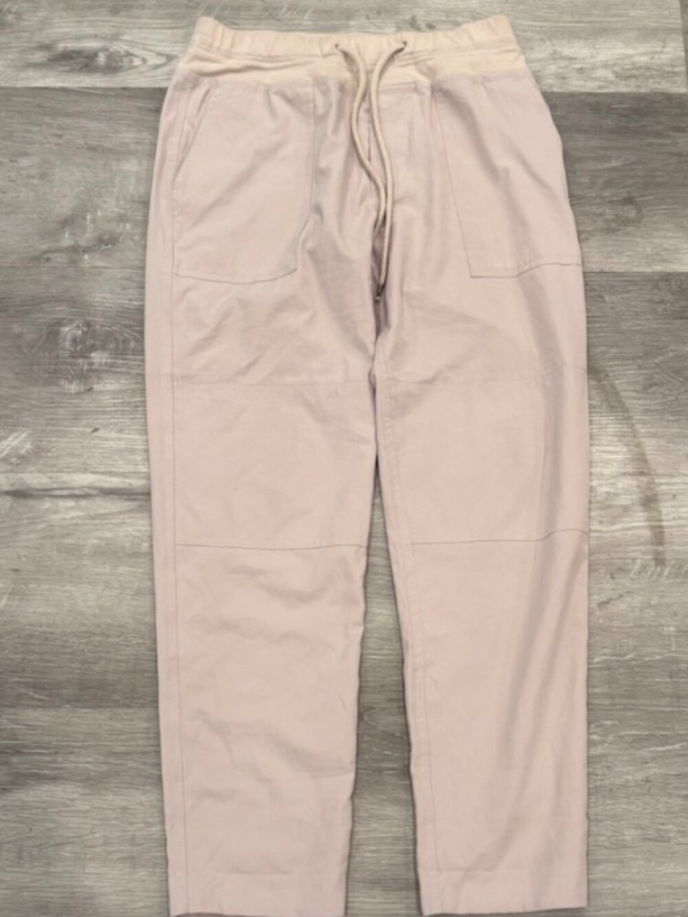 James Perse Mixed Media Pant Pastel Pink Womens XS 0 Casual Resort Wear